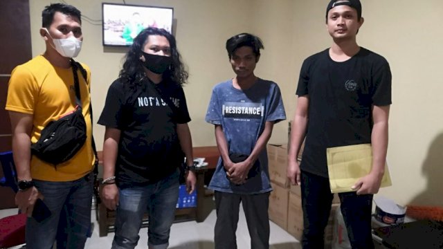 Pemuda yang gelapkan Motor teman di Makassar ditangkap Polisi.(F-IST)