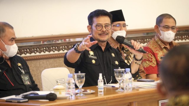 Mentan Syahrul Yasin Limpo Bergerak Cepat Cegah PMK di Jawa Tengah.