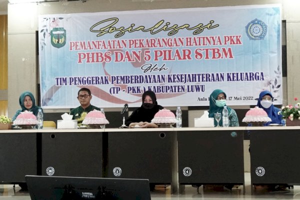 TP PKK Luwu Gelar Sosialisasi Pemanfaatan Pekarangan, PHBS – 5 Pilar STBM