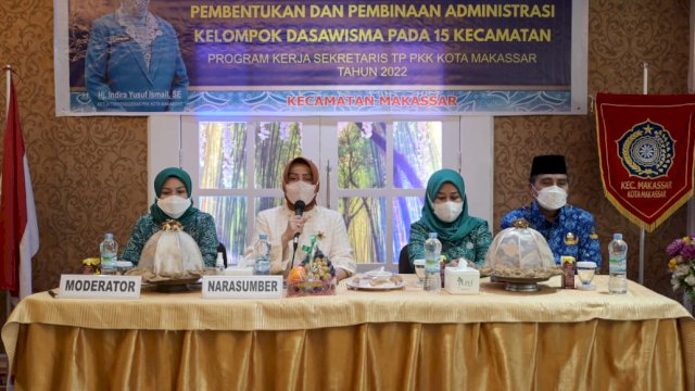 TP PKK Kota Makassar Gelar Pembentukan dan Pembinaan Administrasi Dasawisma