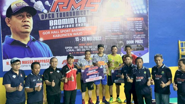 Rusdi Masse Badminton Cup Resmi Ditutup.