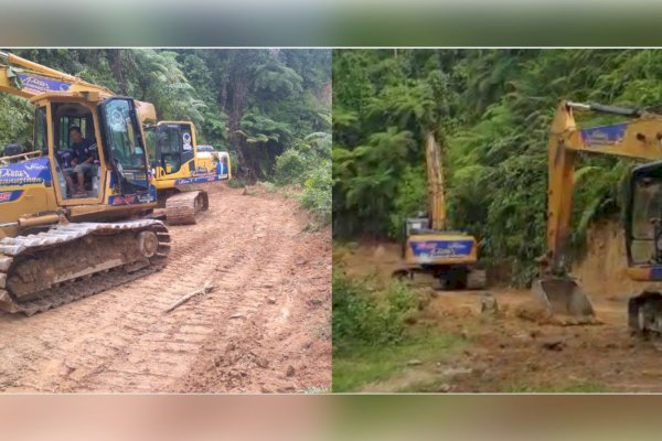 Alat Berat NasDem Kerja Nonstop, Pelebaran Jalan Rampi Luwu Utara Capai 16 Km, Pemerintah-Warga Terus Berterima Kasih
