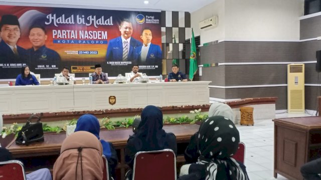 Halalbihalal, NasDem Palopo Optimis Menang Pemilu 2024.