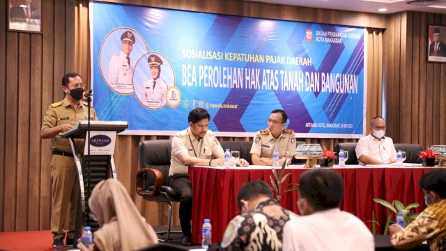 Fokus Peningkatan PAD, Pemkot Makassar Melalui Bapenda Gelar Sosialisasi Pajak Daerah.
