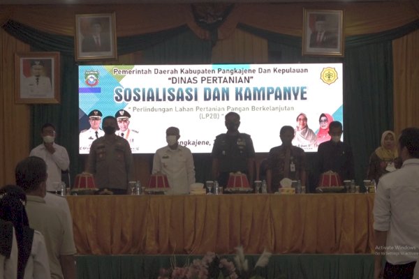 Sosialisasi Perlindungan Lahan Pertanian Berkelanjutan di Pangkep