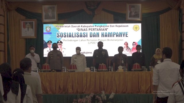 Sosialisasi Perlindungan Lahan Pertanian Berkelanjutan di Pangkep