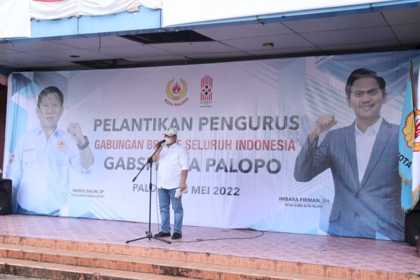 Hadiri Pelantikan GABSI Palopo, Asisten II Ihsan: Porda Kita Target 5 Besar