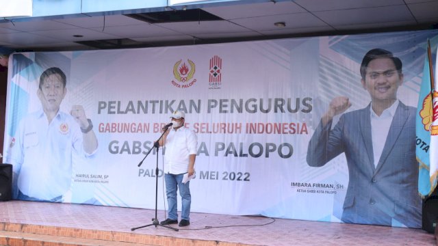 Hadiri Pelantikan GABSI Palopo, Asisten II Ihsan: Porda Kita Target 5 Besar