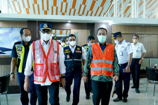 Andi Sudirman Bersama Budi Karya Sumadi Cek Progres Kereta Api Makassar-Parepare.