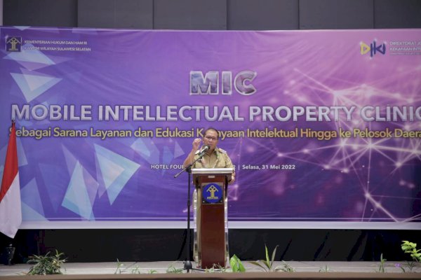 Danny Pomanto Tandatangani Kerjasama Bidang Kekayaan Intelektual Bersama Kantor kemenkumham Sulsel