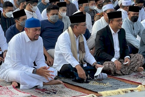 Ungkapan Rasa Syukur Anies Baswedan Lihat Masyarakat Berbondong-bondong Salat Idulfitri di JIS