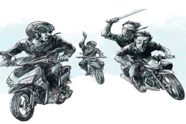 Resahkan Warga, Puluhan Anggota Geng Motor di Makassar Ditangkap, Busur-Parang Diamankan