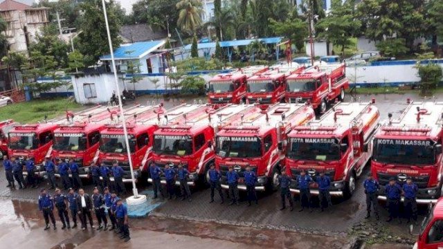 Dinas Pemadam Kebakaran Kota Makassar.