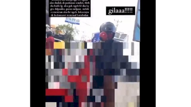 Pria yang pamer alat kelamin di Bali.(F-INT)
