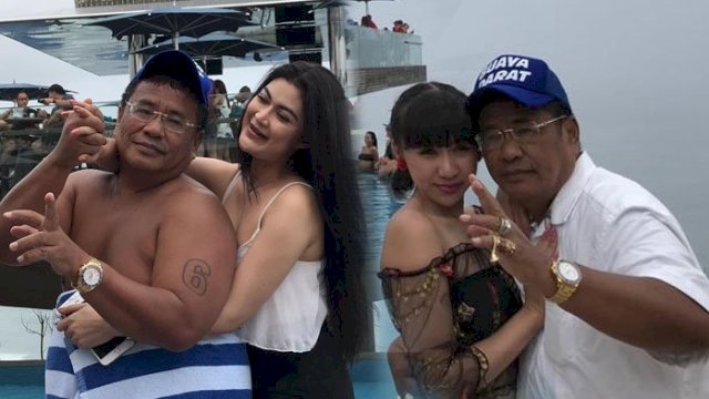 Hotman Paris dengan wanita-wanita.(F-INT)