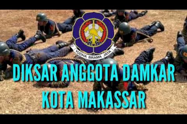 Pendidikan Dasar Fisik dan Mental Personil Damkar Makassar