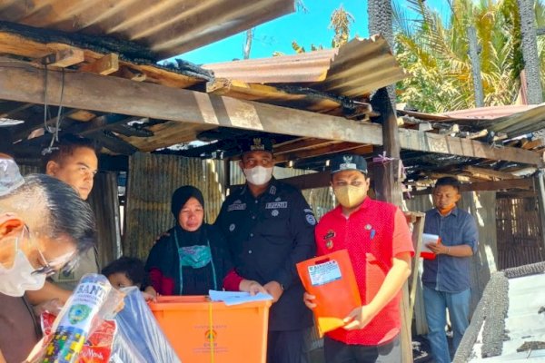 Bupati Chaidir Salurkan Bantuan untuk Korban Kebakaran di Baju Bodoa: Kami Turut Berduka