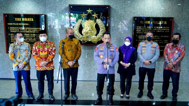 Pertemuan KPU-Kapolri.(F-INT)