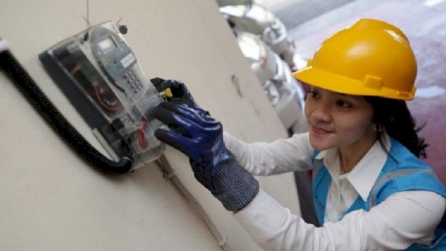 Ilustrasi pemasangan listrik.(F-INT)