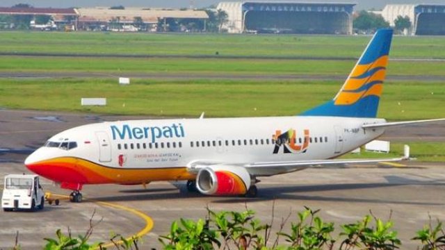 Ilustrasi Pesawat Merpati.(F-INT)