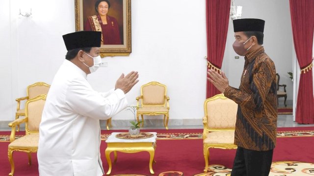 Prabowo bersilaturahmi ke Jokowi.(F-INT)