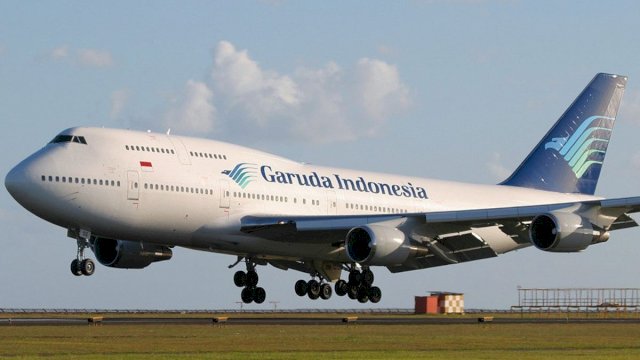 Ilustrasi Garuda Indonesia.(F-INT)