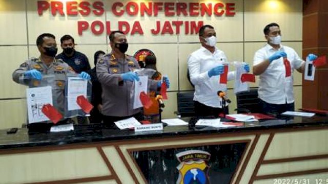 Polri Bongkar Arisan Bodong Senilai Rp 1,1 M di Jatim .(F-INT)