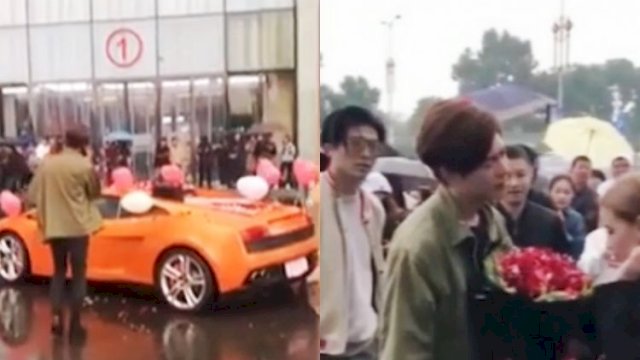 Bawa Lamborghini Saat Melamar, Pria Ini Malah Ditolak.(F-INT)