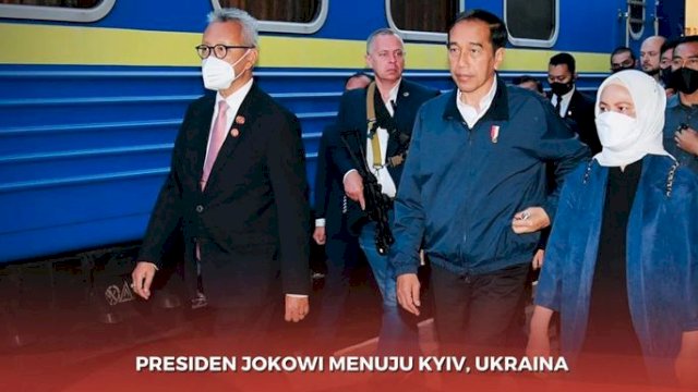 Jokowi Menuju Ukraina Bawa Misi Perdamaian.(F-INT)