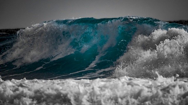 ilustrasi ombak tinggi.(F-INT)