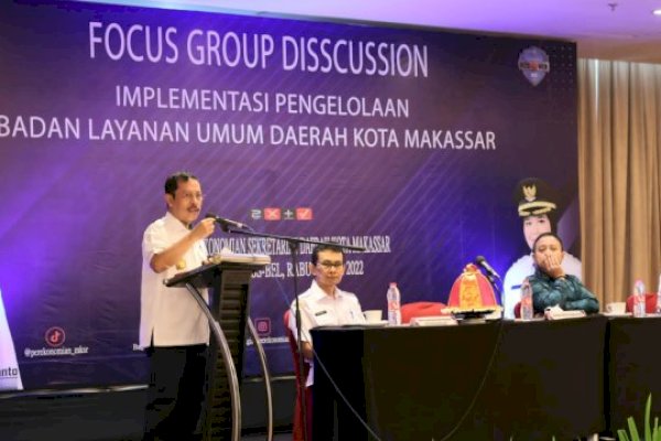 Sekda Makassar Buka FGD, Bahas Pengelolaan BLUD Pemkot Makassar