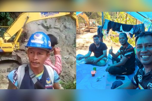 Bermalam di Hutan Beratap Tenda, Ini Mereka Pejuang Tim Kemanusiaan NasDem di Jalur Rampi