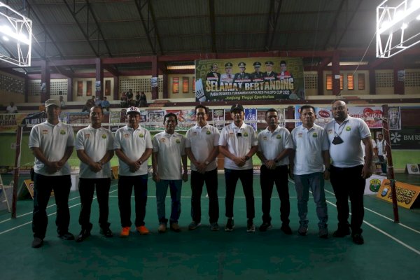 Kejuaraan Bulutangkis Kapolres Cup Palopo Resmi Dimulai
