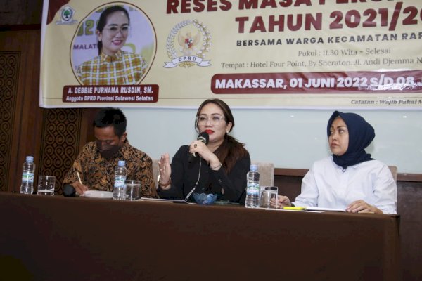 Debbie Rusdin Reses di Rappocini, Warga Minta Bantuan Makanan di Posyandu-Optimalkan Perpustakaan Lorong