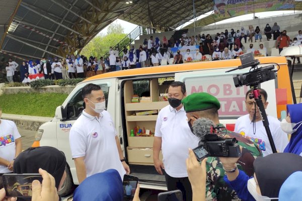 Tingkatkan Minat Baca, Bupati Pangkep Yusran Luncurkan Inovasi Antariksa