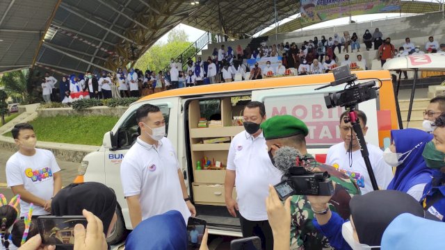 Tingkatkan Minat Baca, Bupati Pangkep Yusran Luncurkan Inovasi Antariksa