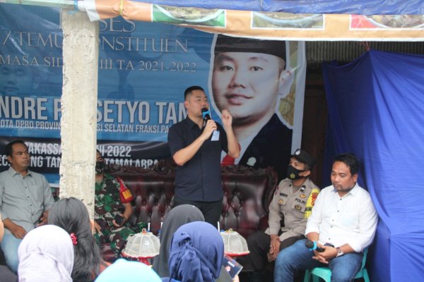 Reses Legislator NasDem Andre Tanta, Warga Keluhkan Serbuk Terigu dari Pabrik Beterbangan di Malam Hari
