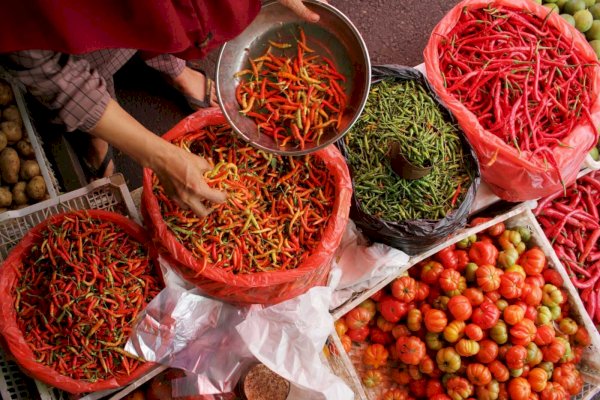 Naik Rp5 Ribu, Harga Cabe Rawit di Makassar Rp60 Ribu Perkilo