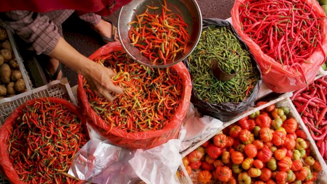 Ilustrasi penjual cabe.(F-INT)