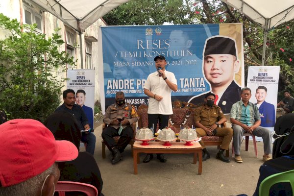 Legislator NasDem Andre Tanta Reses, Warga Mengeluh Kesulitan Air Bersih