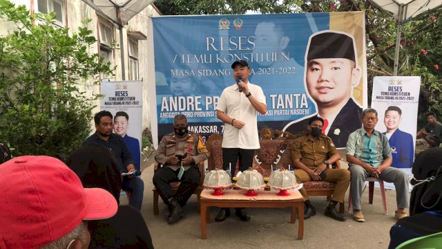 Legislator NasDem Andre Tanta Reses, Warga Mengeluh Kesulitan Air Bersih