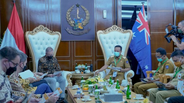 Pertemuan Singkat Gubernur Sulsel – PM Australia, ini yang Dibahas