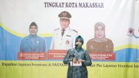 Sukseskan Program BIAN, Ketua TP PKK Makassar Gelorakan Imunisasi Anak