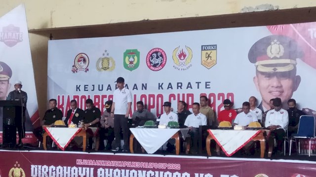 Kejuaran Karate Kapolres Kapolres Palopo Cup 2022 Dimulai