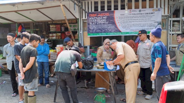 Pelaksanaan Sidang Tera Ulang di Pasar Pabaeng-baeng Ramai Dikunjungi.