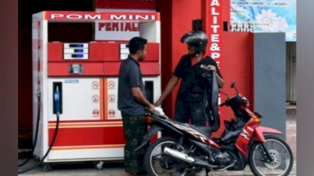 Ilustrasi POM Bensin Mini.(F-INT)