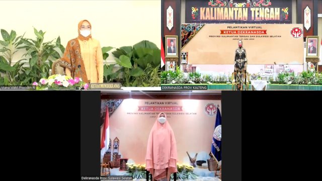 Wury Ma’ruf Amin Lantik Ketua Dekransda Sulsel