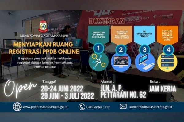 PPDB di Makassar, Tak Perlu Khawatir Soal Jaringan, Diskominfo Siapkan Registrasi Online