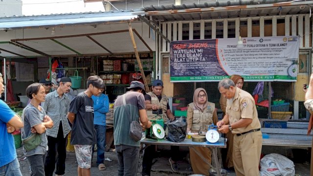 80 Persen Pedagang di Pasar Pabaeng-baeng Sudah Lakukan Tera.
