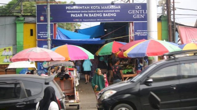 Kondisi di Pasar Pabaeng-baeng.